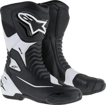 Moto obuv Boty SMX-S, ALPINESTARS (černé/bílé) 2026 43