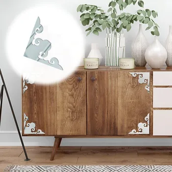 Samolepící dekorace 4 ks Zrcadlové nálepky - ornamenty