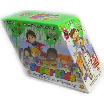 Zábavní pyrotechnika Konfetový set Super Kids 12 ran