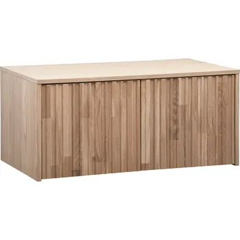 WOOOD Dřevěná lavice s úložným prostorem Gravia 88 x 50 cm