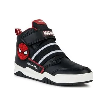 Dámská obuv Geox Sneakersy SPIDER-MAN J Perth Boy J367RD 05411 C0048 S Černá 38
