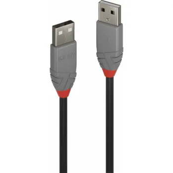 Datový kabel Lindy USB-A - USB-A kabel USB 3 m černý (36694)