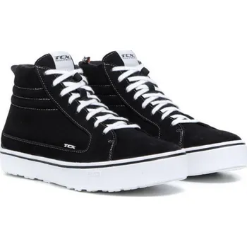 Moto obuv Moto boty TCX STREET 3 WP černo/bílé 45