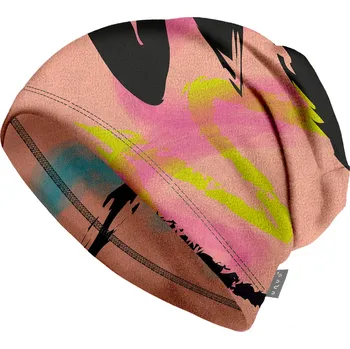 Čepice Dětská čepice fleecová Homeless, Meruňková, Fantazie Velikost: M (49-52 cm)