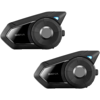 Interkom na motorku Bluetooth handsfree headset 30K (dosah 2 km), SENA (sada 2 jednotek)