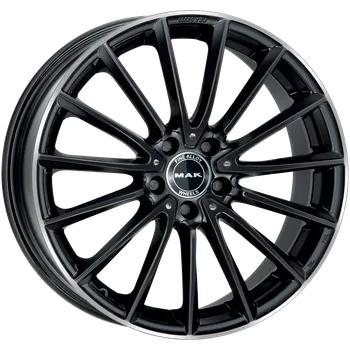 Alu kolo Alu disk MAK KOMET 9x18, 5x112, 66.6, ET50 GLOSS BLACK MIRROR RING