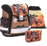 Školní aktovka BelMil set 3 díly - Extreme Monster Truck