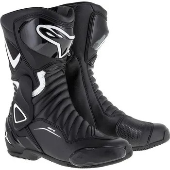 Moto obuv Boty STELLA S-MX 6, ALPINESTARS (černé/bílé) 36