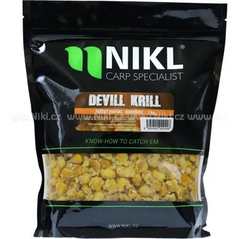 Návnadová surovina Nikl - Partikl kukuřice Devill Krill 1kg
