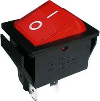 vypínač IRS-201-1C3-R/B kolébkový spínač