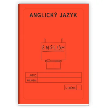 Anglický jazyk 5 - světle červená