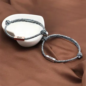 Náramek AE Náramky pro zamilované DUO Stříbrná