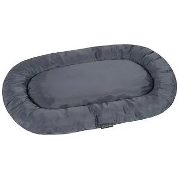 Pelíšek pro psa Ovál Economy 80 x 50 cm šedá