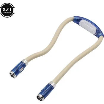 Svítilna na krk | lampička na čtení atp. - více barev - modrý