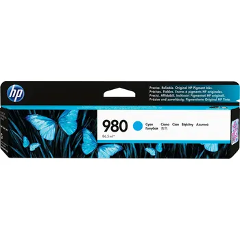 HP 980 Azurová originální inkoustová kazeta