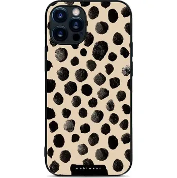 Pouzdro na mobilní telefon Lesklý kryt Mobiwear Glossy - Apple iPhone 12 Pro - GA50G Černé puntíky (Prémiové lesklé pouzdro, obal, kryt Mobiwear Glossy na mobil Apple iPhone 12 Pro - GA50G Černé puntíky, materiál Plast + TPU silikon - krytí po všech stranách, neošoupatelný potisk,)