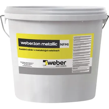 Fasádní barva Weber Metalický nátěr Weberton metallic 15 kg