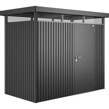 Zahradní domek Zahradní domek HIGHLINE Biohort Barva: Tmavěšedá metalíza, Velikost: H2 275x195x222 cm, Druh dveří: Dvoukřidlé dveře
