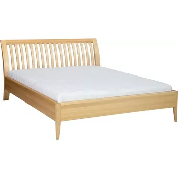 Postel Drewmax LK191 120x200 cm dřevěná postel masiv buk dvojlůžko