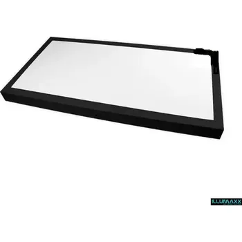 LED panel Černý LED panel přisazený obdélník 30W, 2400LM, 230V, IP20, denní bílá 4500K (barva neutrální bílá 4500K)