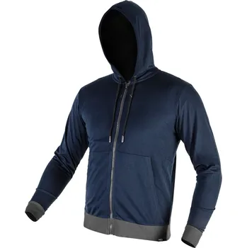 Pánská mikina NEO TOOLS Mikina s kapucí COMFORT, tmavě modrá Velikost: XXXL