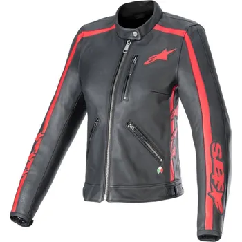 Moto bunda Bunda STELLA DYNO, ALPINESTARS, dámská (černá/červená) 2026 L