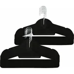 Velurová ramínka 44,5 cm, černá, sada 20ks SPRINGOS HG0060