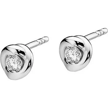 Hodinky Náušnice Bonore - Bílé Zlato 585 - Diamant 0-08 ct 128750