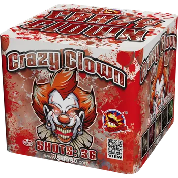 Zábavní pyrotechnika Kompaktní ohňostroj Crazy clown 36ran, 25mm
