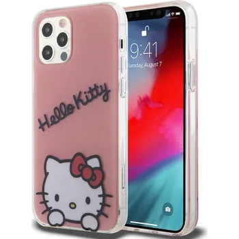 Pouzdro na mobilní telefon Hello Kitty IML Daydreaming Logo Zadní Kryt pro iPhone 12/12 Pro, růžová Představujeme vám prémiový kryt Hello Kitty - dokonalá kombinace stylu, ochrany a pohodlí pro váš telefon!