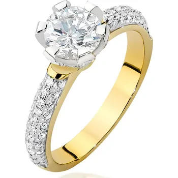 Hodinky Prsten Bonore - Zlato 585 - Diamant 1 Ct 92360