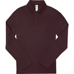 B&C Dámské polo triko PW464 Heather Burgundy XL