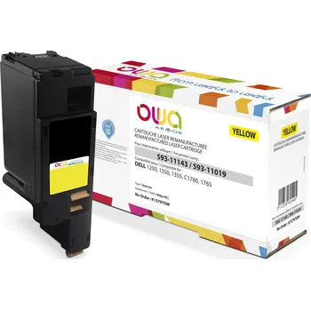 OWA Armor toner kompatibilní s Dell 593-11143, 1400st, žlutá/yellow K15797OW