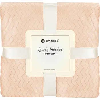 přikrývka Deka 200x220 cm Springos Splendit oranžová