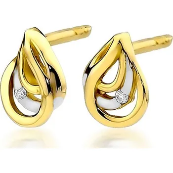 Hodinky Náušnice Bonore - Zlato 585 - Diamant 0-0086 ct 128607