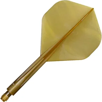 Příslušenství pro šipky Condor Letky AXE Metallic- Medium Gold CN437 (Japonské letky s násadkami)