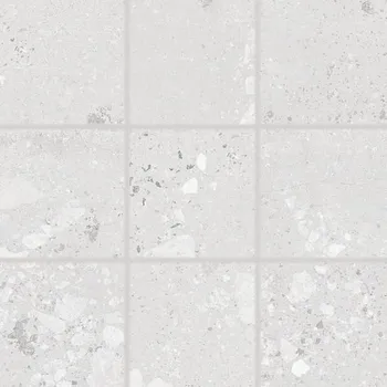 Obklad Castone Paper - dlaždice rektifikovaná 9,8x9,8 šedobílá DAK11855