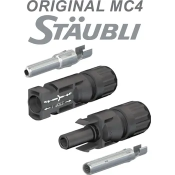 Elektrický konektor Konektory MC4 original Stäubli - pár