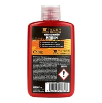 Průmyslové lepidlo Lepidlo pro zajištění závitů Medium 50g Teger MZR 69019