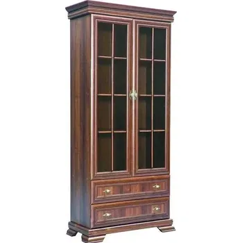 Knihovna Vitrína Kora KRW2, sosna andersen