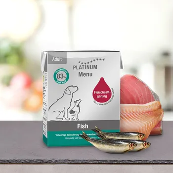 Krmivo pro psa Platinum Natural Menu Pure Fish - Ryby 185 g - 12ks