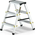 Schůdky oboustranné Drabest, 150kg, 2x3 stupně DR-DD3-150kg