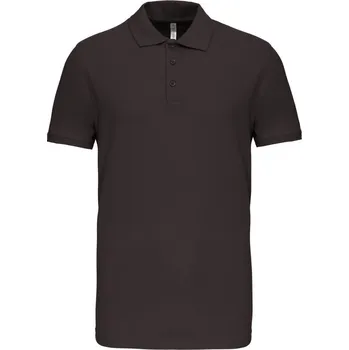 Pánská košile Kariban K239 Pánské elastické piqué polo šedá Dark Grey - velikost 2XL