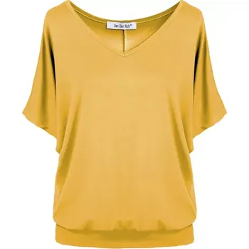 Dámská halenka Dámské triko Žlutá XL