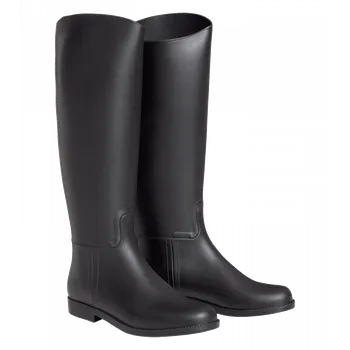 Jezdecká obuv Dětské jezdecké gumové boty STAR černá 32