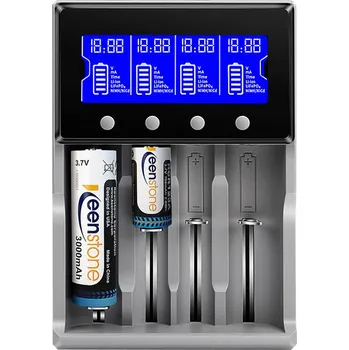 Nabíječka baterií Nabíjecí stanice HXY-H4Q – Li-ion, Ni-MH, Ni-Cd, LiFePO4