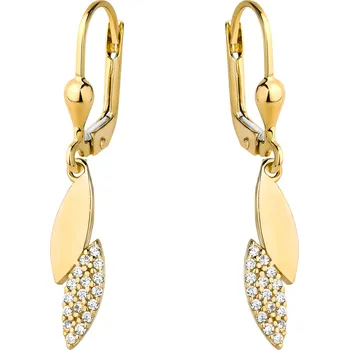 Hodinky Náušnice Bonore - Zlato 585 - Kubický Zirkon 137714