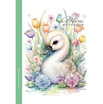 Set školních potřeb Notatnik 128x165/64K kratka łabędź FRESH