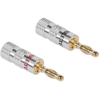 Audio kabel HQ audio Cabletech kroucený banánkový konektor reproduktoru