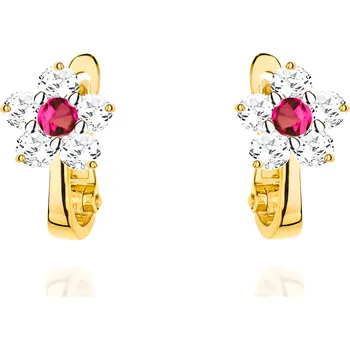 Hodinky Náušnice Bonore - Zlato 585 - Kubický Zirkon 141109